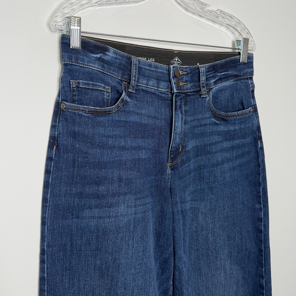 St. John's Bay Dark Wash Wide Leg Jeans - Picture 6 of 11